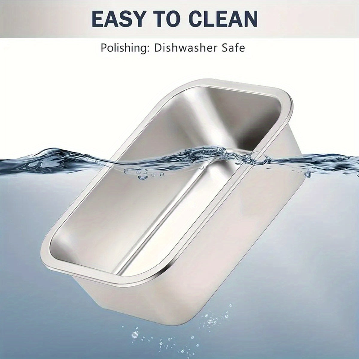 Stainless Steel Large Capacity Dog Bowl Durable Water Drinking Basin for Large Dogs Drop Resistant Food Bowl