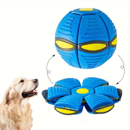 Flying Saucer Bounce Ball, Pet Toy, Bouncy balls, Durable, Fun for Family Outdoor Activities and Exercise, Perfect gift for dogs