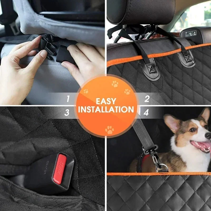 Dog Car Seat Waterproof Dirt Resistant Pet Travel Mattress Car Rear Seat Scratchproof Protector Mat Pet Accesorios Dog Supplies