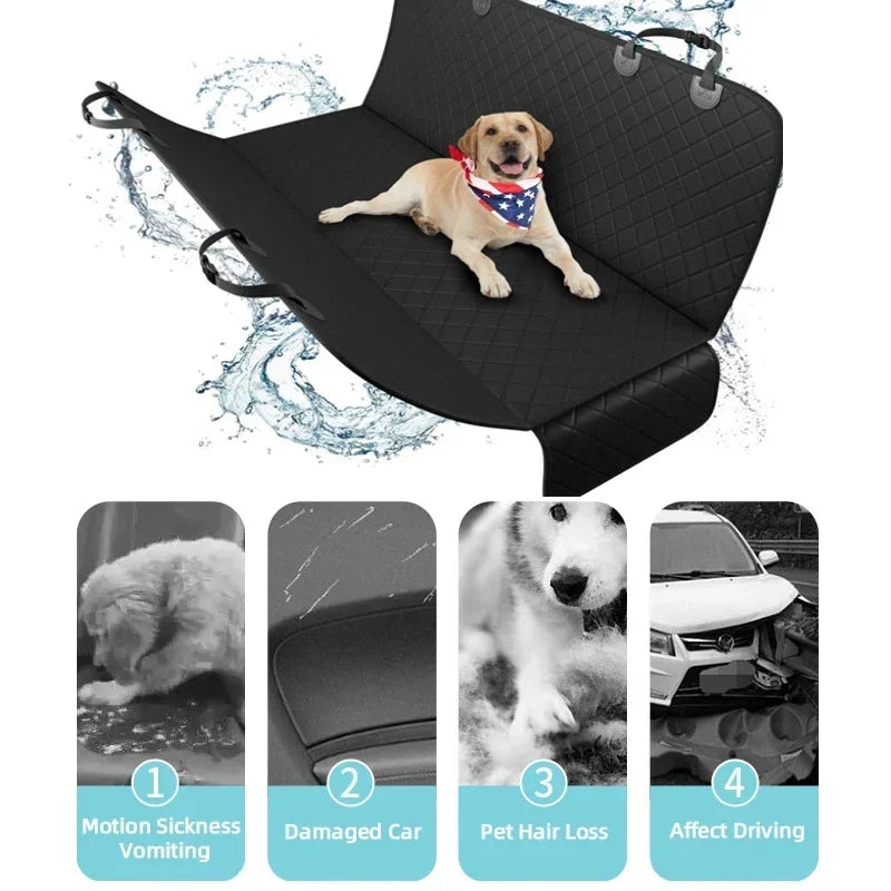 Dog Car Seat Waterproof Dirt Resistant Pet Travel Mattress Car Rear Seat Scratchproof Protector Mat Pet Accesorios Dog Supplies