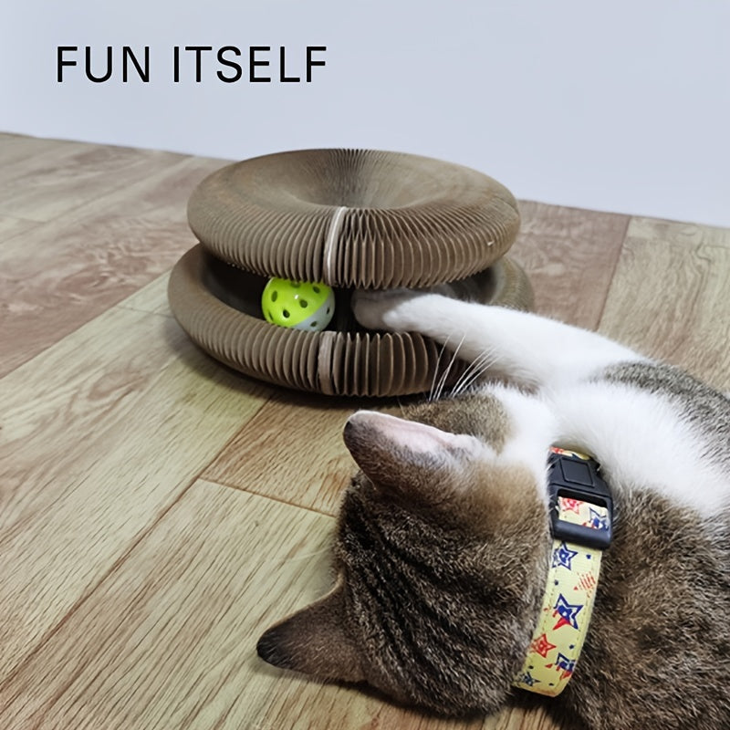 Durable Cat Scratching Board for Indoor Play and Exercise - Interactive Pet Toy for Endless Fun